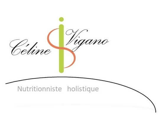 Logo Céline nutritionniste en couleur.