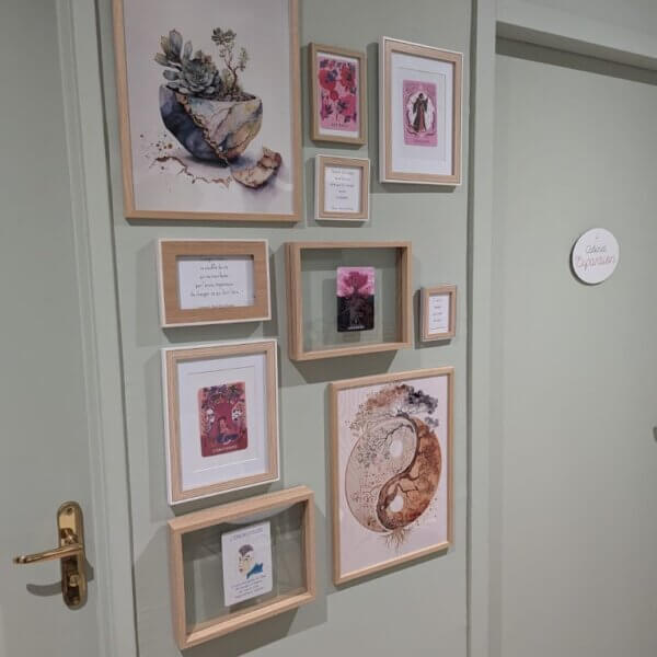 Salle d'attente du cabinet de nutrition.